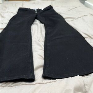 Black Flare Wide Leg Jeans